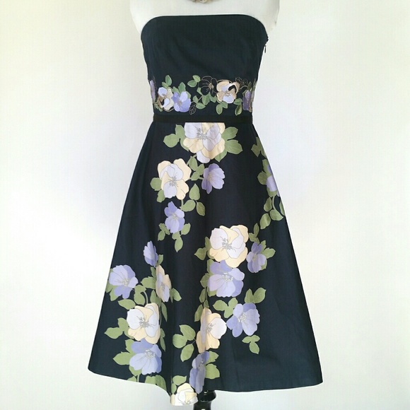 ann taylor strapless dress